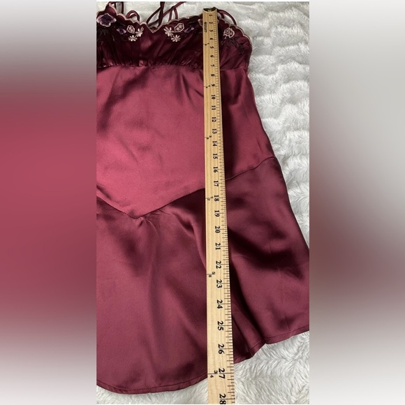 Intimately Free People Slip Dress XS Sweetheart Babydoll Embroidered Fairy Tank - Picture 13 of 13